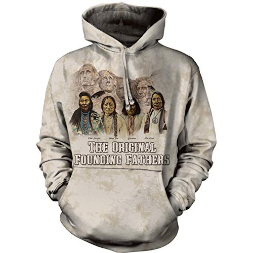 The Mountain The Originals Native American Beige Kapuzenpulli Erw.-GröÃŸe M von The Mountain