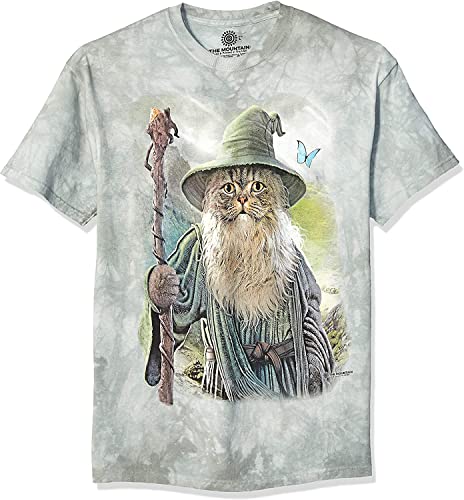 The Mountain Unisex-Erwachsene Catdalf T-Shirt, Grün, Large von The Mountain