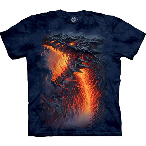 The Mountain Unisex-Erwachsene Lavaborn T-Shirt, Blau, L von The Mountain
