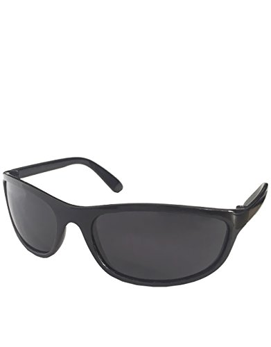 T2-Style Sonnenbrille, schwarzer Rahmen / Rauch Objektiv von The Movie Shop Ltd