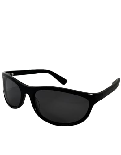 T2-Style Sonnenbrille, schwarzer Rahmen / Rauch Objektiv von The Movie Shop Ltd