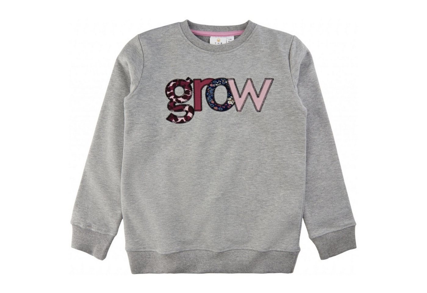 The New Longpullover The New Daniella Sweatshirt light grey melange 5/6 Y von The New