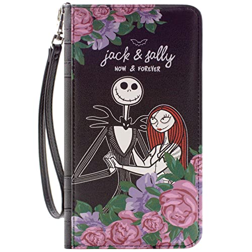 Nightmare Before Christmas Jack und Sally Now & Forever Meant to Be Portemonnaie Clutch Münzfach & Kartenhalter, Schwarz von The Nightmare Before Christmas