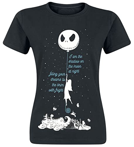 Nightmare before Christmas The Shadow On The Moon Frauen T-Shirt schwarz M von The Nightmare Before Christmas