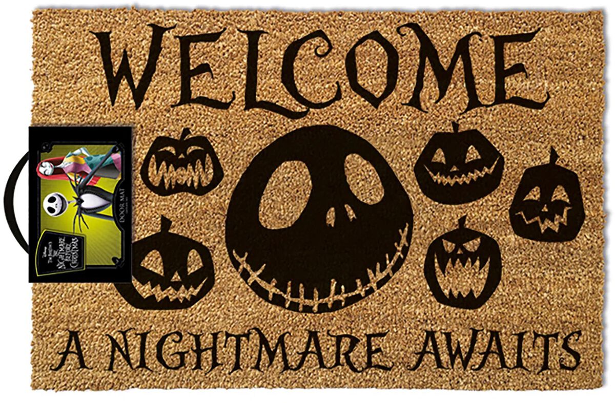 The Nightmare Before Christmas A Nightmare Awaits Fußmatte multicolor von The Nightmare Before Christmas