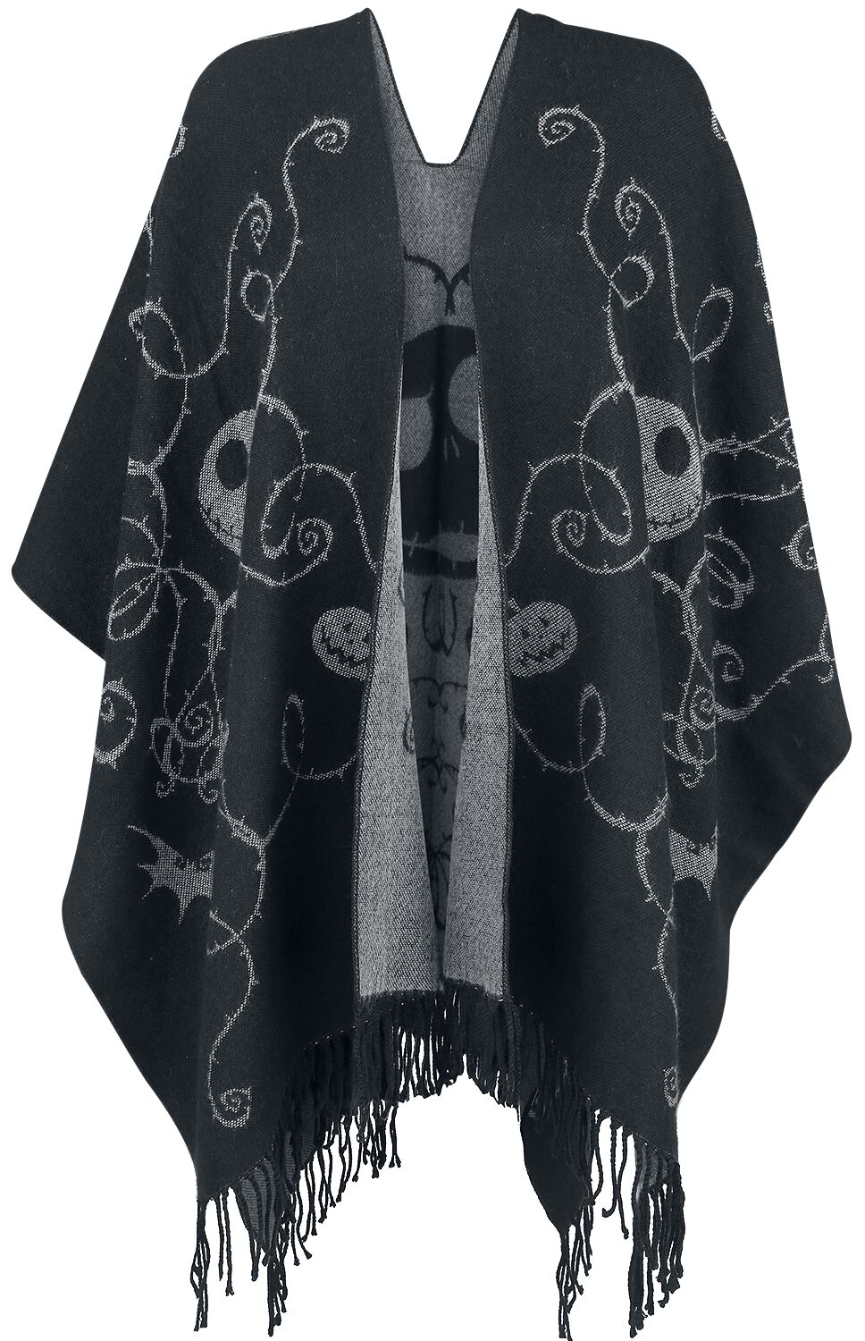 The Nightmare Before Christmas - Disney Cardigan - Jack - one size - für Damen - Größe one size - schwarz/grau  - EMP exklusives Merchandise! von The Nightmare Before Christmas