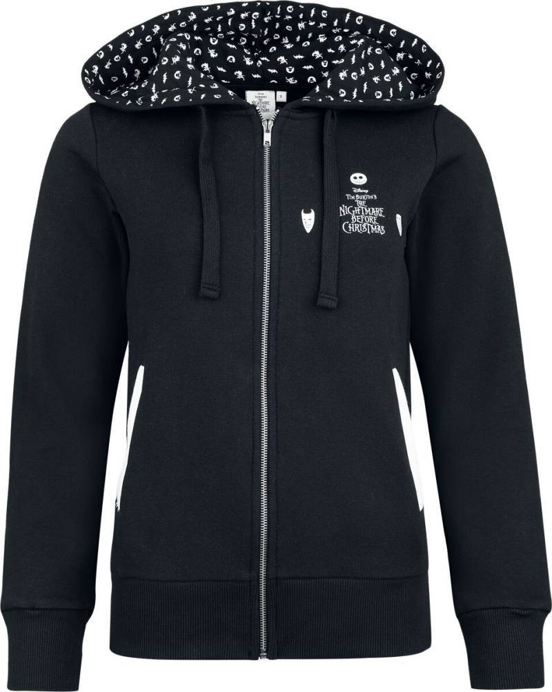 The Nightmare Before Christmas - Disney Kapuzenjacke - Jack Skellington - S bis 3XL - für Damen - Größe XXL - schwarz  - EMP exklusives Merchandise! von The Nightmare Before Christmas