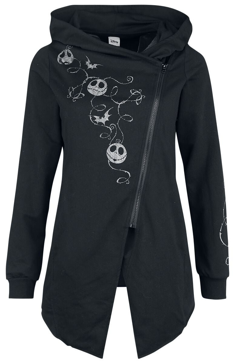 The Nightmare Before Christmas - Disney Kapuzenjacke - Jack Skellington - S bis L - für Damen - Größe S - schwarz  - EMP exklusives Merchandise! von The Nightmare Before Christmas