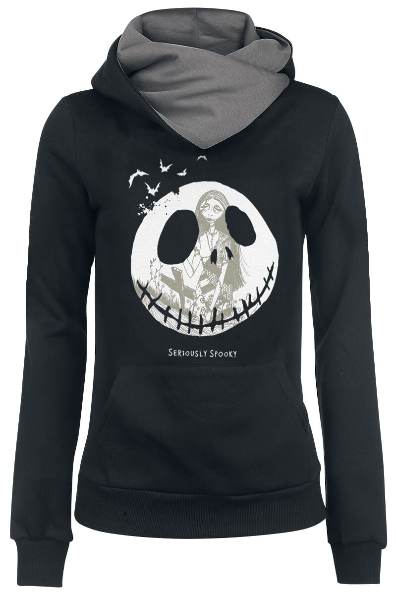 The Nightmare Before Christmas - Disney Kapuzenpullover - Jack Skellington & Sally - Seriously Spooky - XS bis 5XL - für Damen - Größe 5XL - von The Nightmare Before Christmas