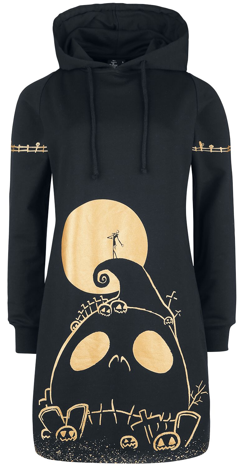 The Nightmare Before Christmas - Disney Kleid knielang - Jack Skellington - Skull - S bis XXL - für Damen - Größe M - schwarz  - EMP exklusives von The Nightmare Before Christmas