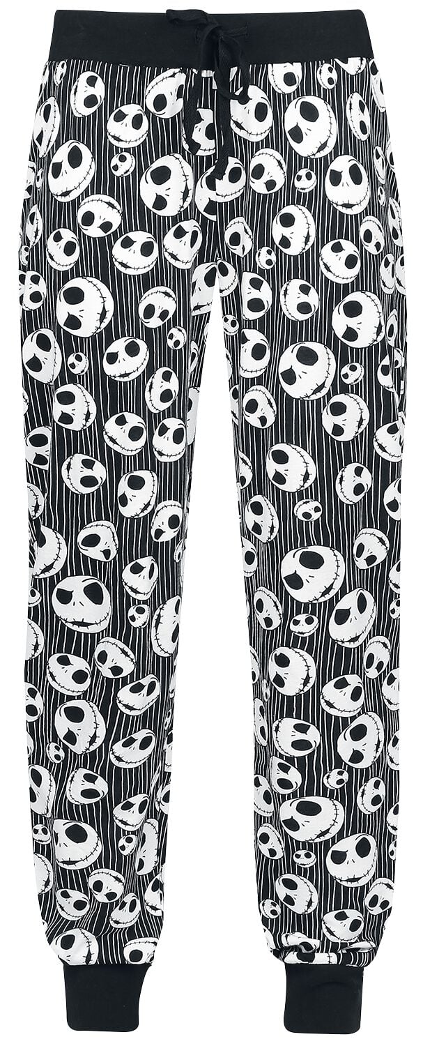 The Nightmare Before Christmas - Disney Pyjama-Hose - Jack Skellington - Skulls - S bis 5XL - für Damen - Größe 5XL - schwarz  - EMP exklusives von The Nightmare Before Christmas