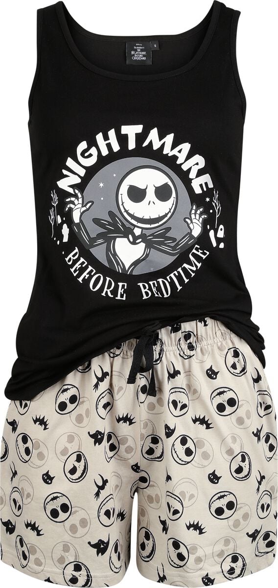 The Nightmare Before Christmas - Disney Schlafanzug - Bedtime - S bis XXL - für Damen - Größe S - multicolor  - EMP exklusives Merchandise! von The Nightmare Before Christmas
