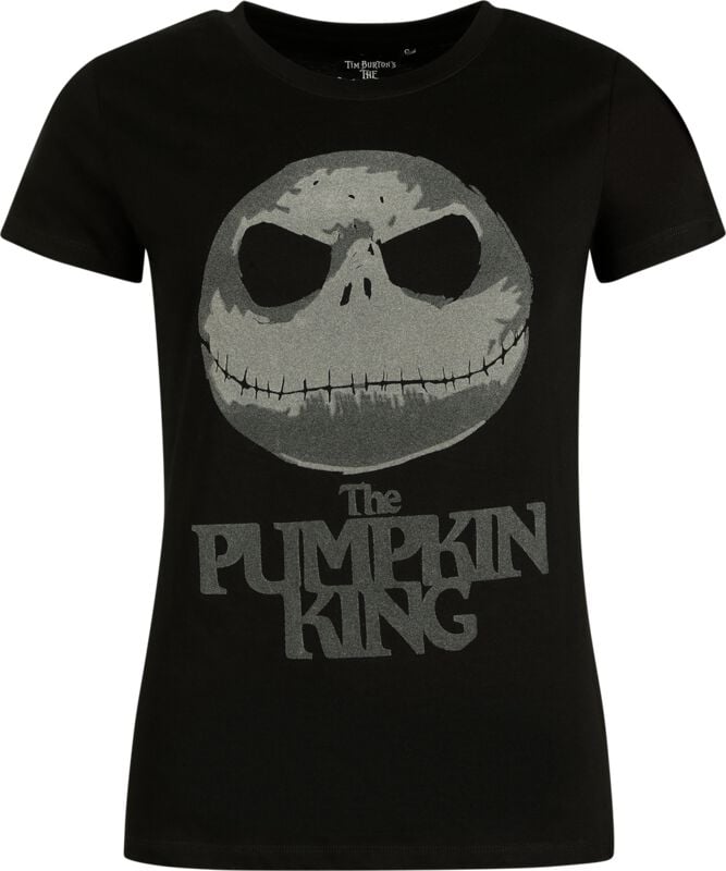 The Nightmare Before Christmas - Disney T-Shirt - Jack Skellington - Pumpkin King - S bis XXL - für Damen - Größe XXL - schwarz  - Lizenzierter von The Nightmare Before Christmas