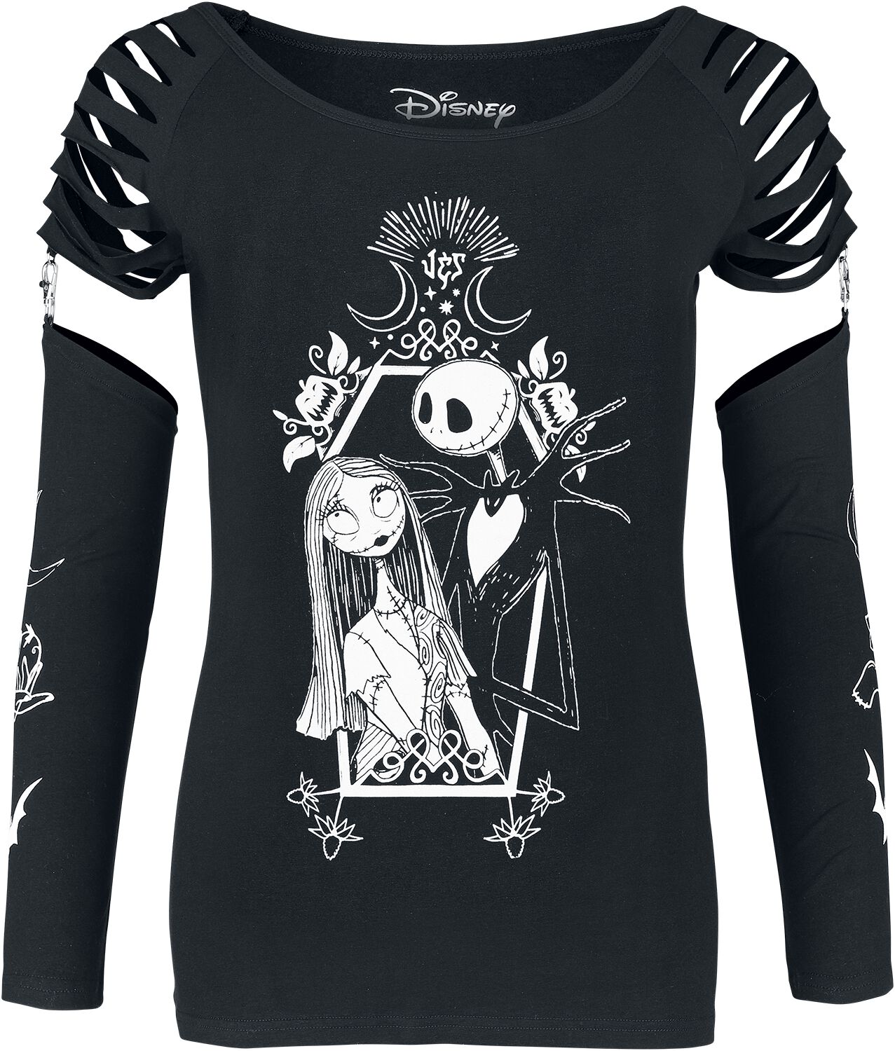 The Nightmare Before Christmas - Disney T-Shirt - Jack Und Sally - S bis XXL - für Damen - Größe XL - schwarz  - EMP exklusives Merchandise! von The Nightmare Before Christmas