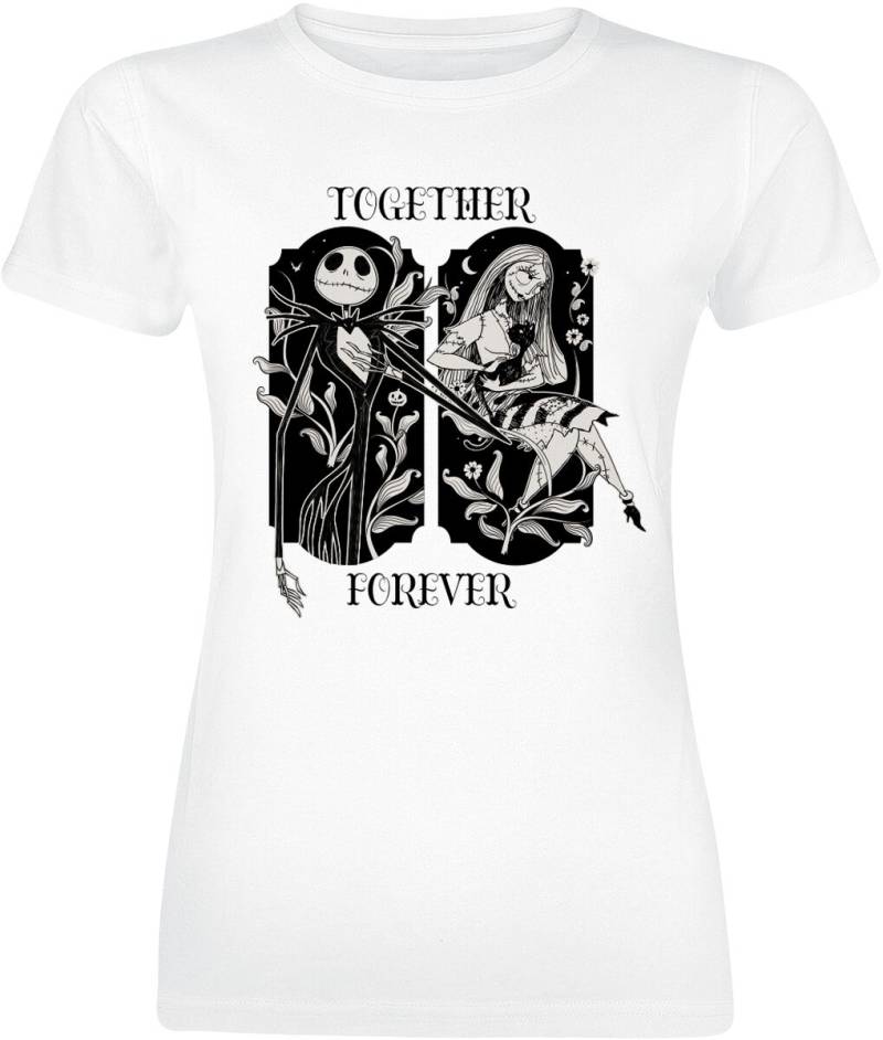 The Nightmare Before Christmas Disney - Together Forever T-Shirt weiß in L von The Nightmare Before Christmas