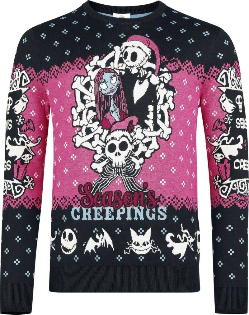 The Nightmare Before Christmas - Disney Weihnachtspullover - Making Christmas Fright - S bis XXL - für Männer - Größe L - multicolor  - Lizenzierter von The Nightmare Before Christmas