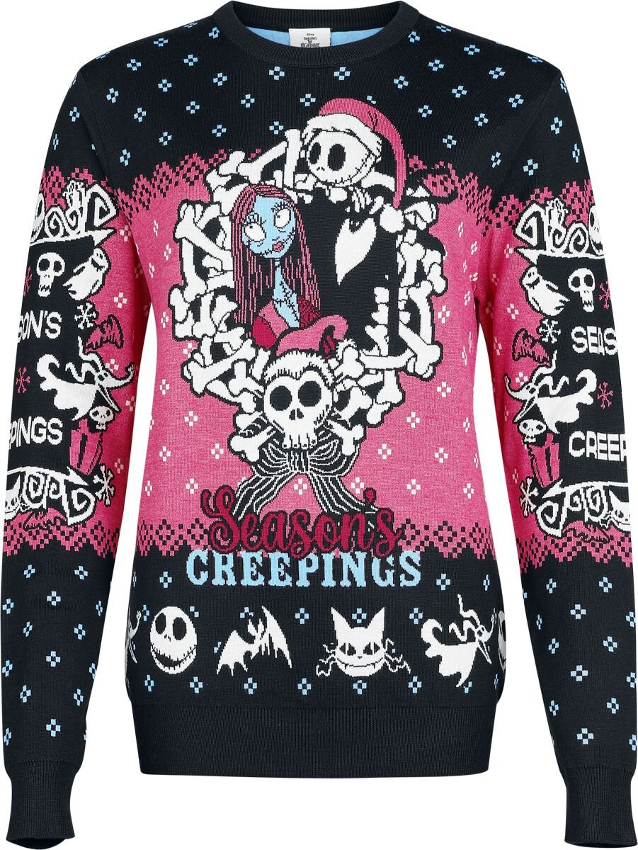 The Nightmare Before Christmas - Disney Weihnachtspullover - Making Christmas Fright - S bis XXL - für Männer - Größe XXL - multicolor  - Lizenzierter von The Nightmare Before Christmas