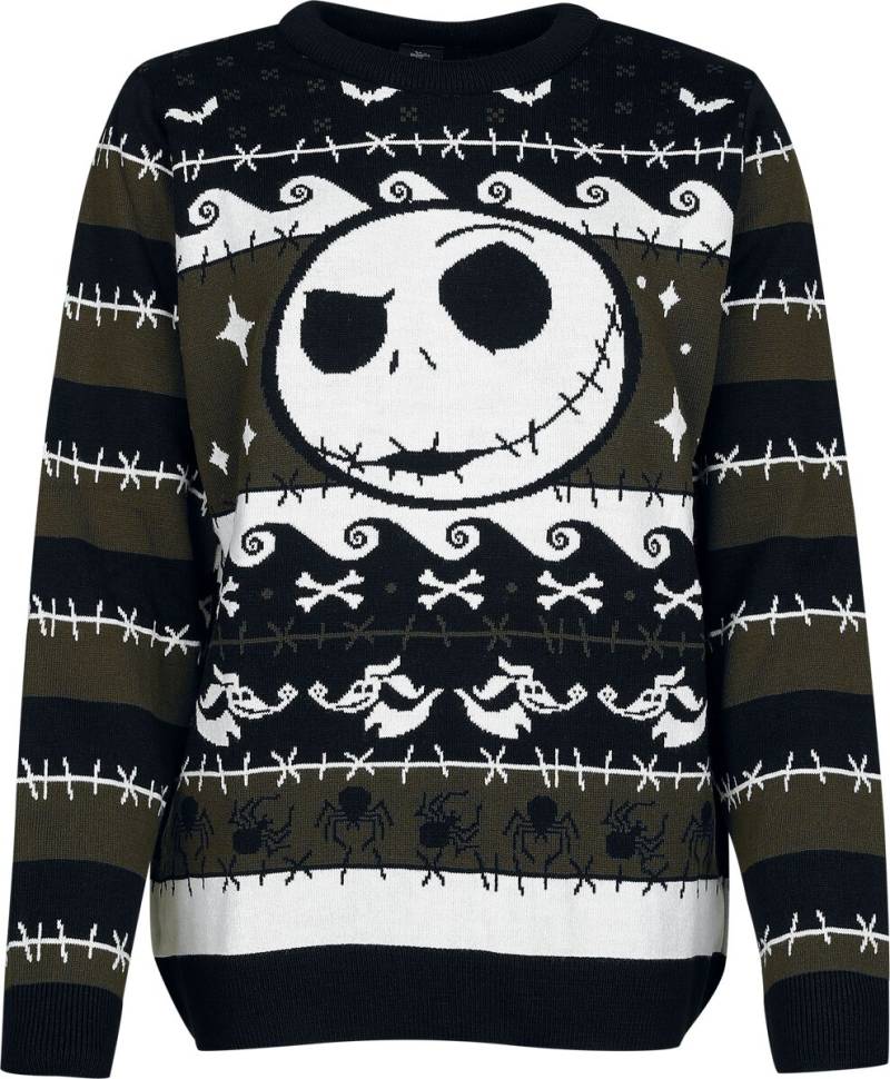 The Nightmare Before Christmas - Disney Weihnachtspullover - The Pumpkin King - S bis XXL - für Damen - Größe M - multicolor  - Lizenzierter von The Nightmare Before Christmas