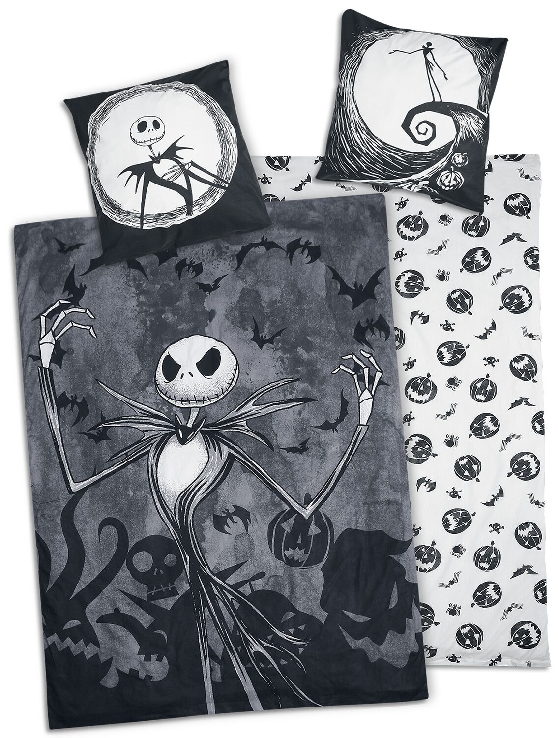 The Nightmare Before Christmas Jack Bettwäsche schwarz von The Nightmare Before Christmas