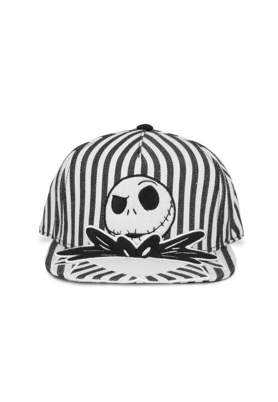 The Nightmare Before Christmas Jack Cap schwarz weiß von The Nightmare Before Christmas