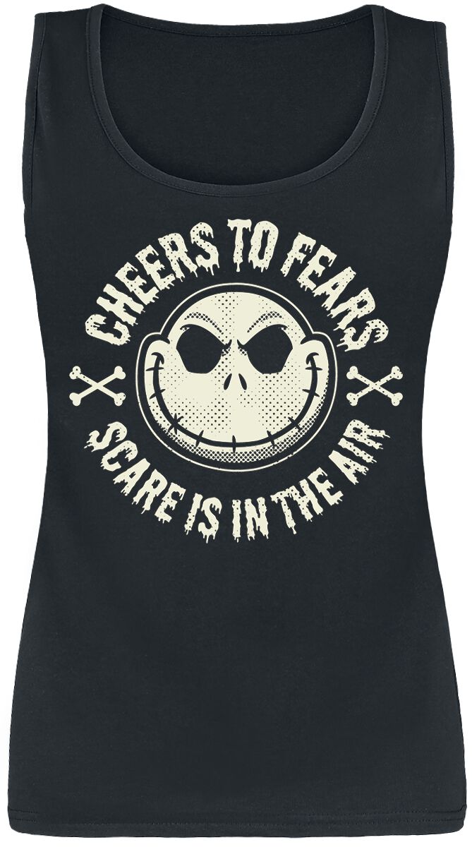 The Nightmare Before Christmas Jack - Cheers To Fears Top schwarz in L von The Nightmare Before Christmas