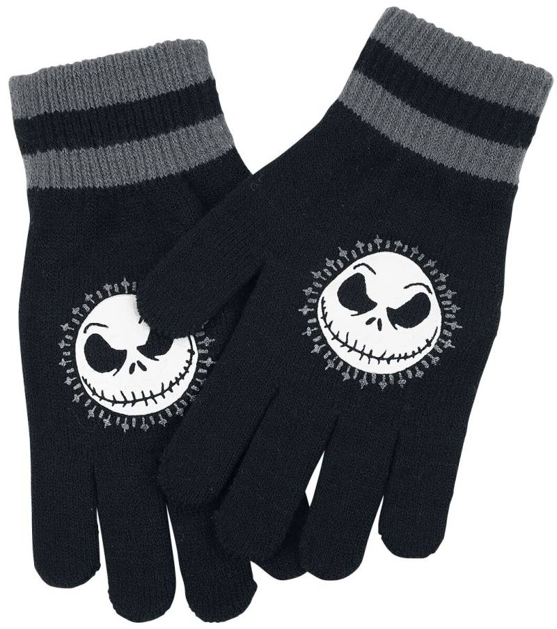 The Nightmare Before Christmas Jack - Face Fingerhandschuhe schwarz von The Nightmare Before Christmas