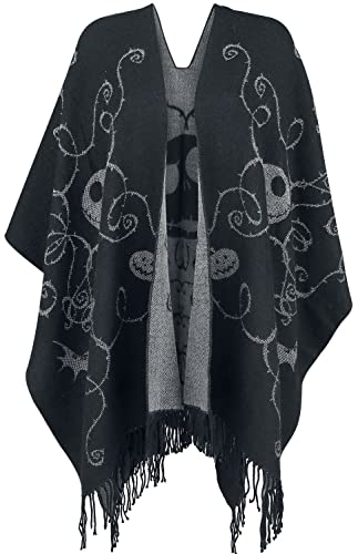 The Nightmare Before Christmas Jack Frauen Cardigan schwarz/grau one Size von The Nightmare Before Christmas