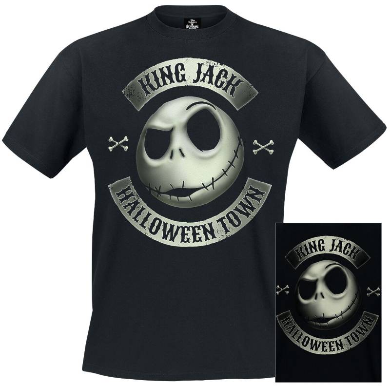 The Nightmare Before Christmas Jack - Glow T-Shirt schwarz in XL von The Nightmare Before Christmas