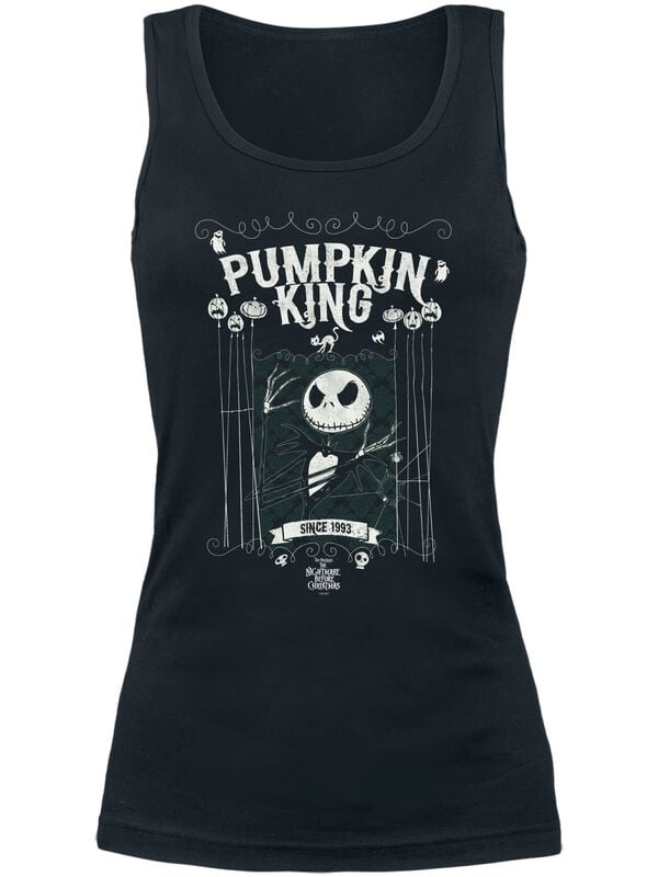 The Nightmare Before Christmas Jack - Pumpkin King Top schwarz in L von The Nightmare Before Christmas