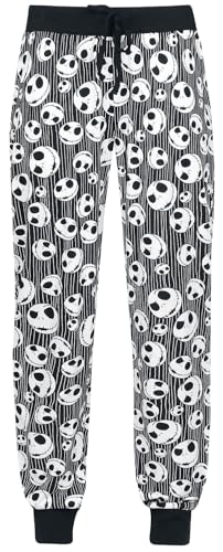 The Nightmare Before Christmas Jack Skellington - Skulls Frauen Pyjama-Hose schwarz M von The Nightmare Before Christmas