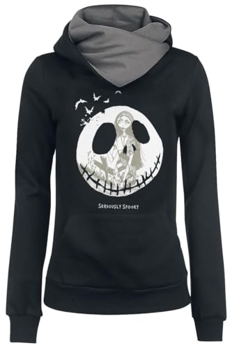 The Nightmare Before Christmas Jack Skellington & Sally - Seriously Spooky Frauen Kapuzenpullover schwarz/grau L von The Nightmare Before Christmas