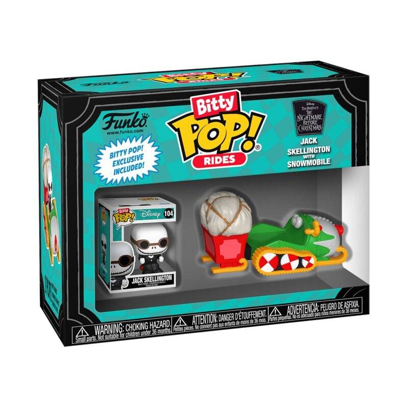 The Nightmare Before Christmas Jack mit Schneemobil (Bitty Pop! Ride) Vinyl Figur Funko Pop! multicolor von The Nightmare Before Christmas