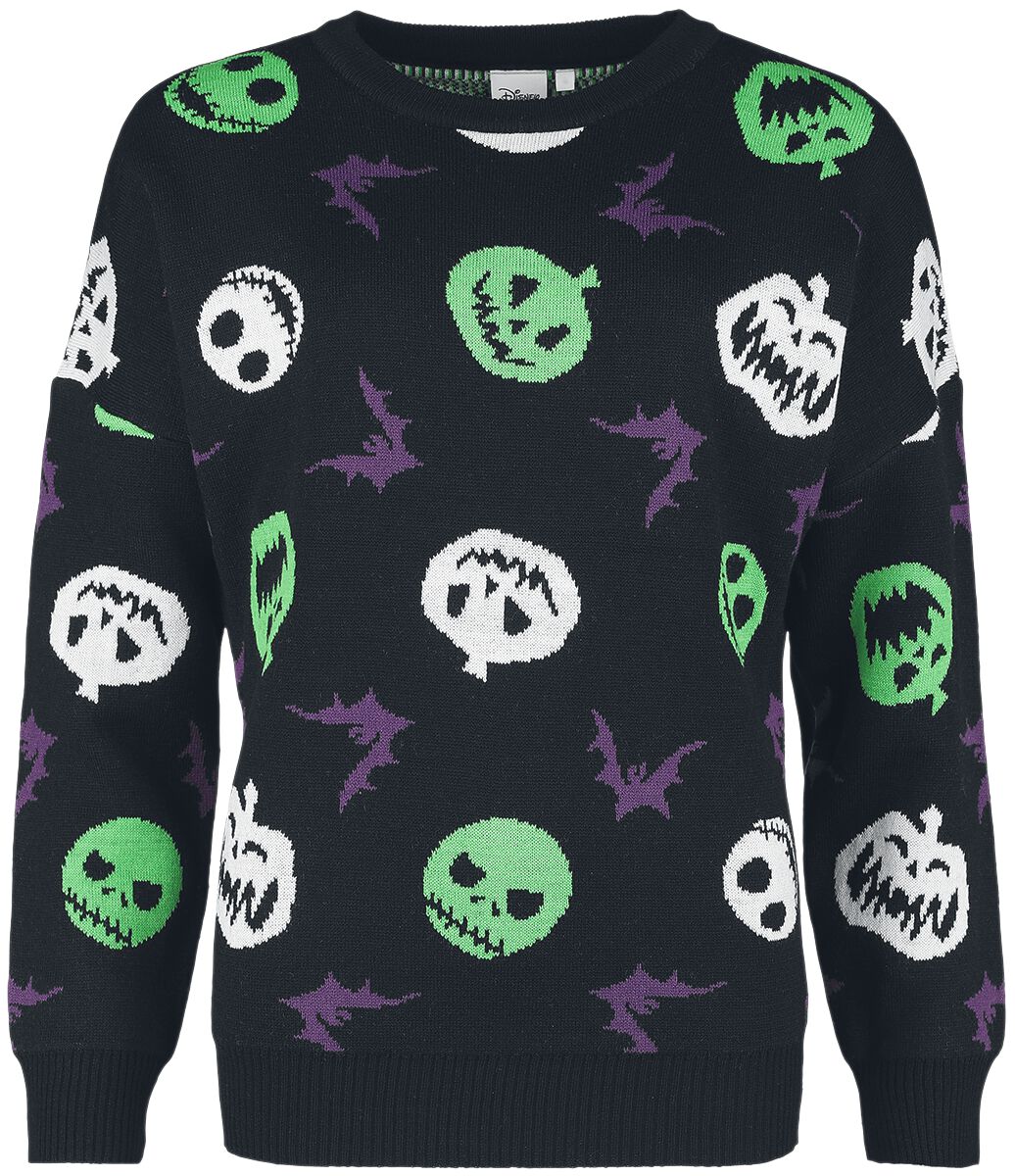 The Nightmare Before Christmas Jack und Oogie Sweatshirt multicolor in XL von The Nightmare Before Christmas