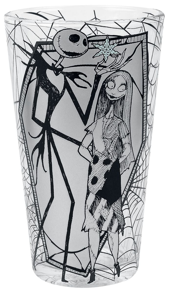 The Nightmare Before Christmas Jack & Sally Trinkglas multicolor von The Nightmare Before Christmas
