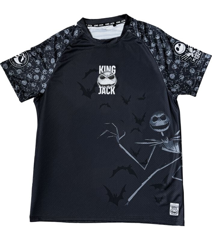 The Nightmare Before Christmas King Jack - 93 Trikot schwarz in L von The Nightmare Before Christmas
