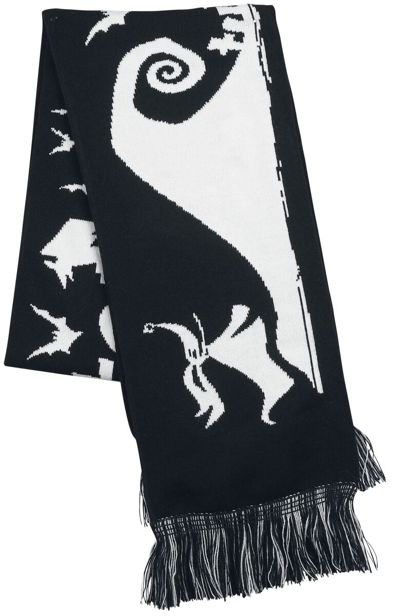 The Nightmare Before Christmas King Jack Schal schwarz weiß von The Nightmare Before Christmas