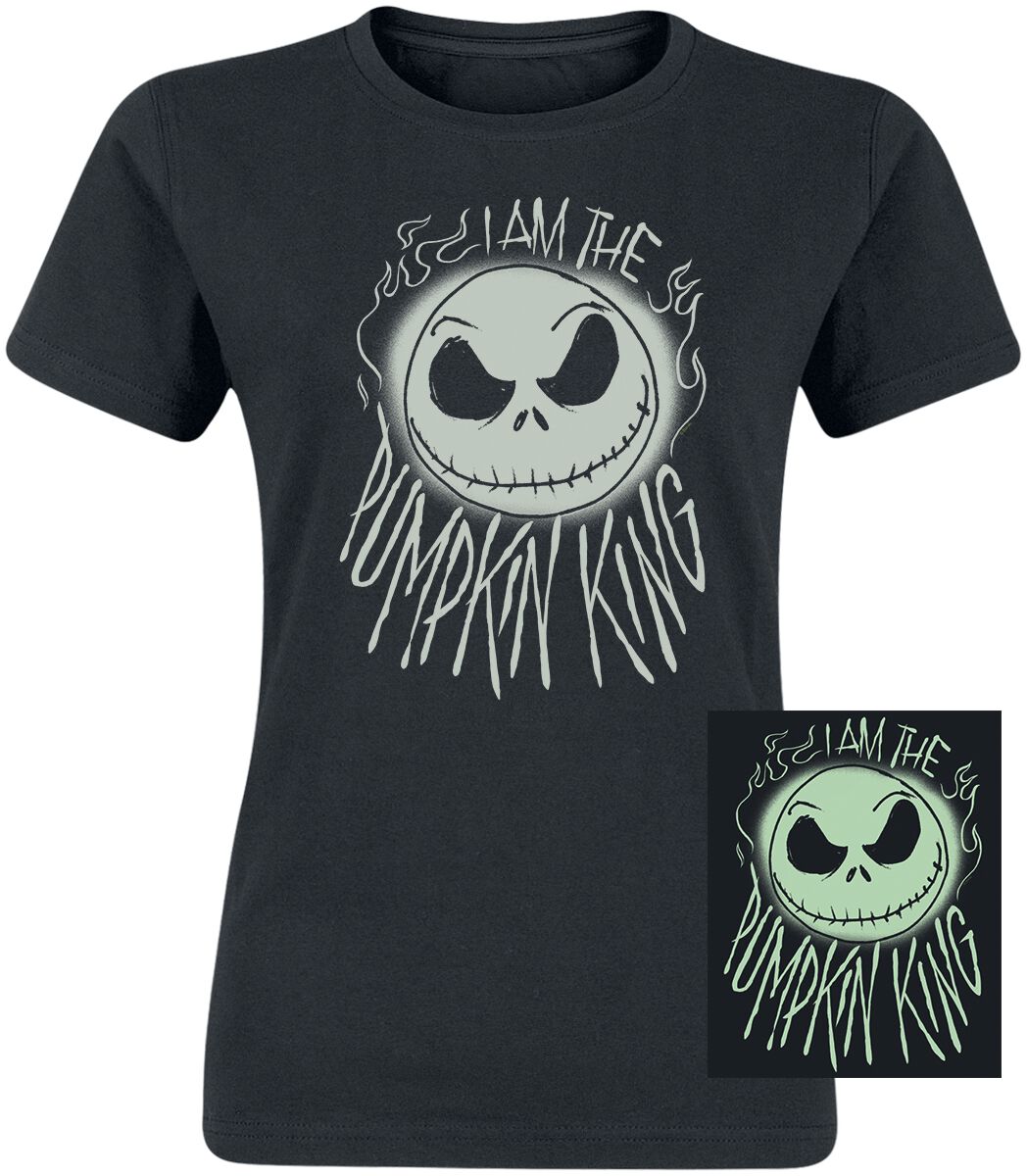 The Nightmare Before Christmas Pumpkin King T-Shirt schwarz in S von The Nightmare Before Christmas