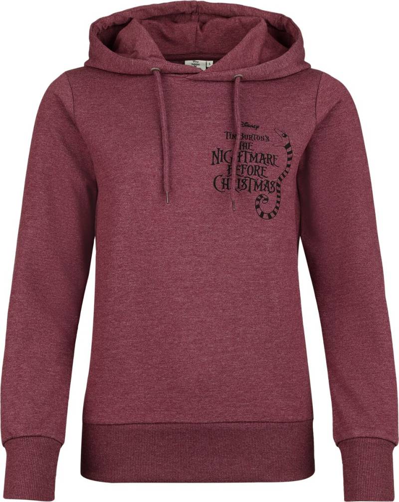 The Nightmare Before Christmas Sally Kapuzenpullover rot meliert in 3XL von The Nightmare Before Christmas