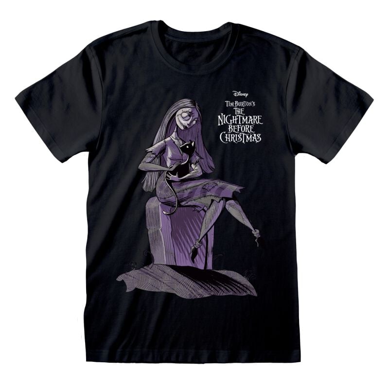 The Nightmare Before Christmas Sallycat T-Shirt schwarz in L von The Nightmare Before Christmas
