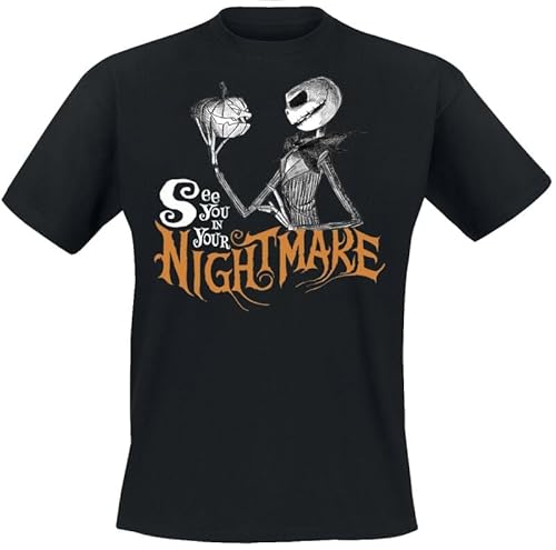 The Nightmare Before Christmas See You In Your Nightmare Männer T-Shirt schwarz XXL von The Nightmare Before Christmas
