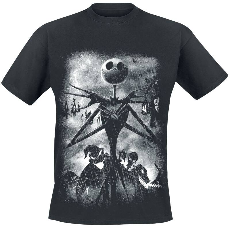 The Nightmare Before Christmas Stormy Skies T-Shirt schwarz in XL von The Nightmare Before Christmas