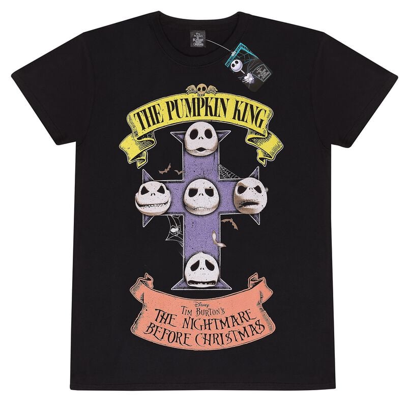 The Nightmare Before Christmas The Pumpkin King T-Shirt schwarz in XL von The Nightmare Before Christmas