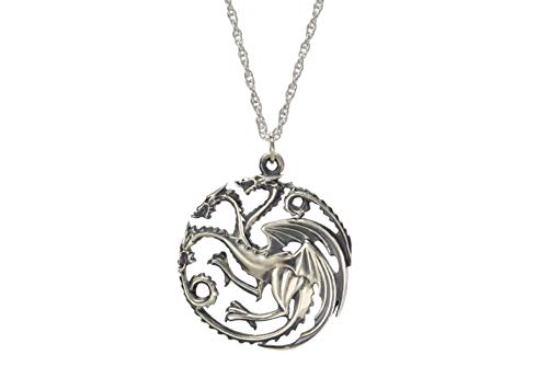 Das Spiel Edle Kollektion von Thronen Targaryen Anhänger aus Sterlingsilber von The Noble Collection