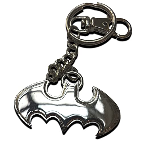 The Noble Collection Batman Shaped Logo Keychain Stainless Steel von The Noble Collection