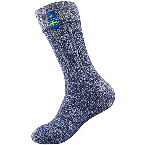 The Nordic Sock Company Klassische Nordische Socken (UK 11-13 | EU 46-49, Midnight Blue) von The Nordic Sock Company