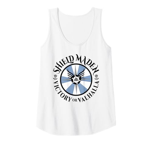 Damen Schild Maiden Victory oder Valhalla Tank Top von The Norseman Collection