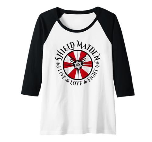 Damen Shield Maiden Live-Liebeskampf Raglan von The Norseman Collection
