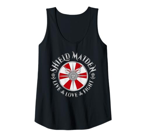 Damen Shield Maiden Live-Liebeskampf Tank Top von The Norseman Collection