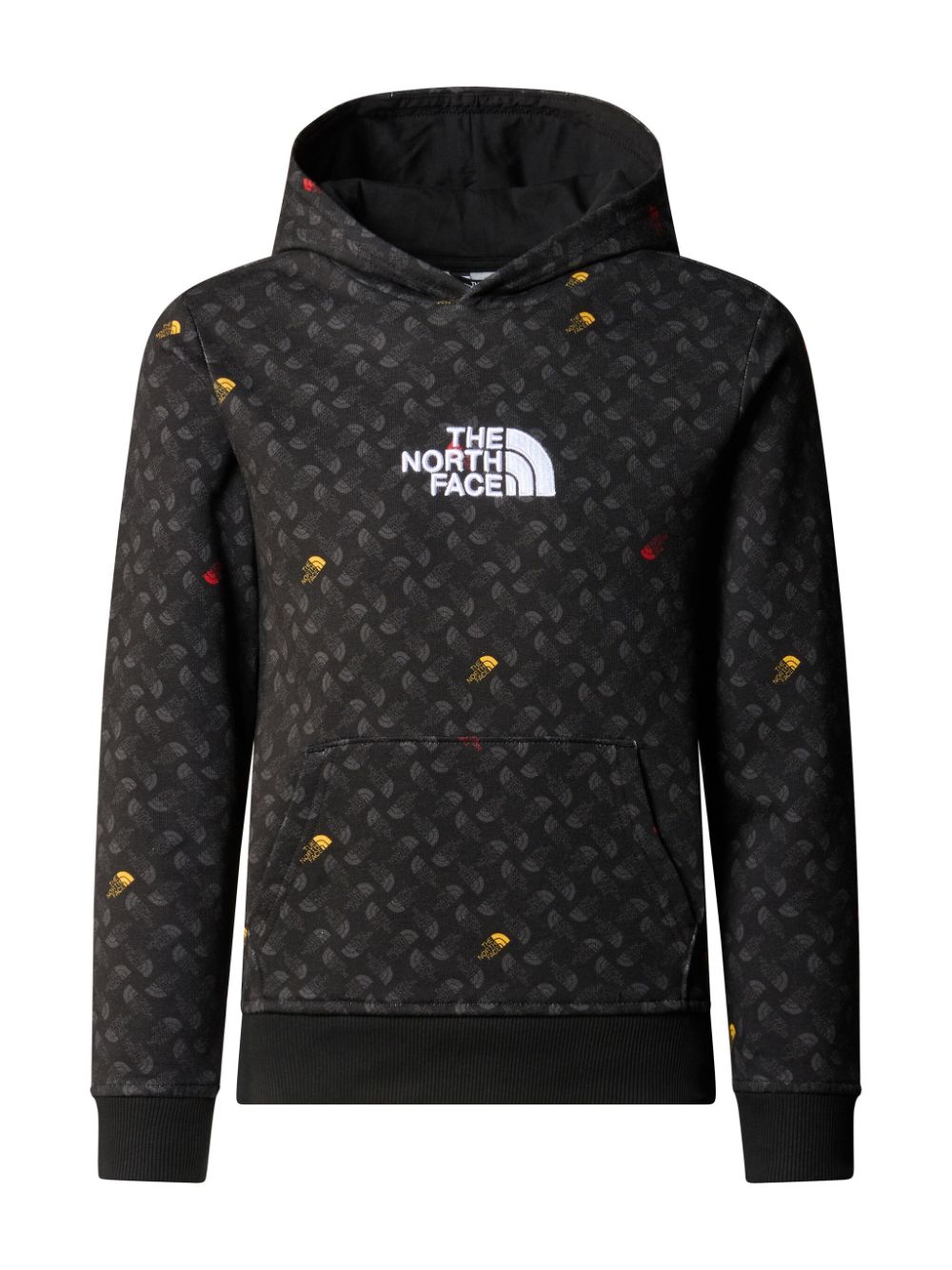 The North Face Kids Hoodie mit Logo-Stickerei - Schwarz von The North Face Kids