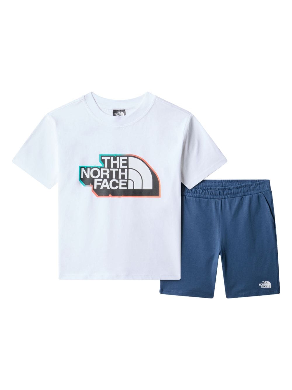The North Face Kids Set aus zwei T-Shirts mit Logo-Print - Weiß von The North Face Kids